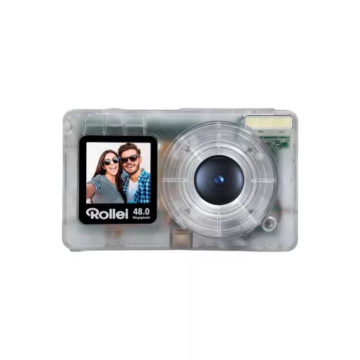 Rollei Compactline Pocket Transparent digitális fényképezőgép, átlátszó (R12096)