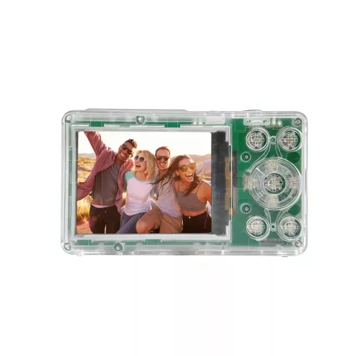Rollei Compactline Pocket Transparent digitális fényképezőgép, átlátszó (R12096)