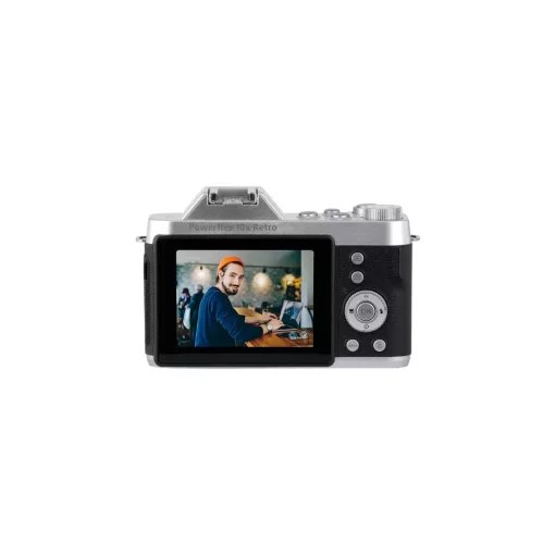 Rollei Powerflex retro digitális fényképezőgép, 10x optikai zoom (R40530)