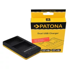 PATONA Dual Charger for Nikon EN-EL14 ENEL14 - USB C - 1966