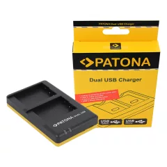   PATONA Dual Charger for Canon LP-E6 Battery (EOS R EOS 5D Mark II EOS 7D) - 1968
