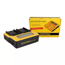 PATONA Dual LCD USB Charger - Canon LPE6 LP-E6 (7583)