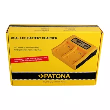 PATONA Dual LCD USB Charger - Canon LPE6 LP-E6 (7583)