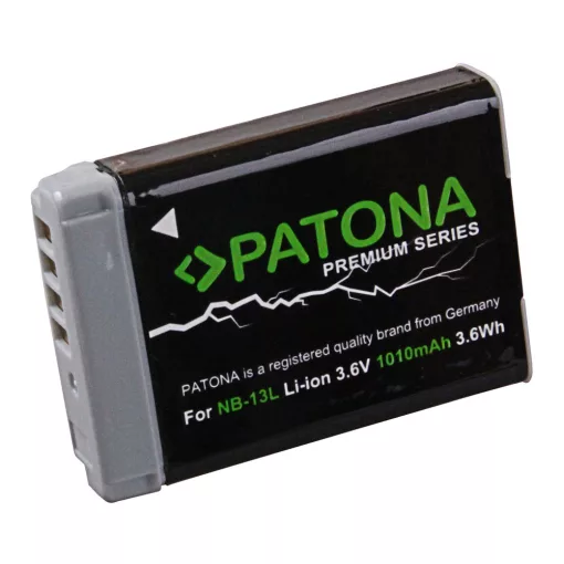 PATONA Premium Battery - Canon NB-13L Canon PowerShot G7X G5X G9X G7X Mark II (1253)