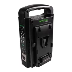   PATONA Dual V-Mount Charger for Sony BP-95W BP-GL65 BP-190WS with 4-Pin XLR cable