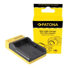   PATONA Slim micro-USB Charger - Canon LP-E6 EOS 5D 60D 60Da 6D 7D EOS70D EOS-70D LP-E6 Mark II (151583)