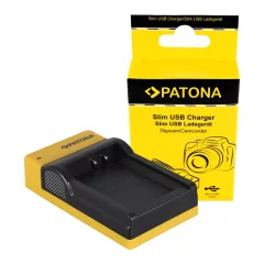   PATONA Slim micro-USB Charger - Canon LP-E10 EOS EOS1100D EOS-1100D Rebel T3 LP-E10 Kiss X50 (151629)