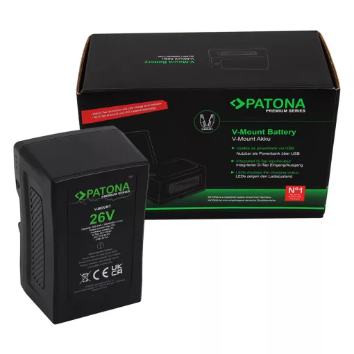 PATONA Premium Battery V-Mount 225Wh f. Sony BP230W DSR 250P 600P 650P 652P