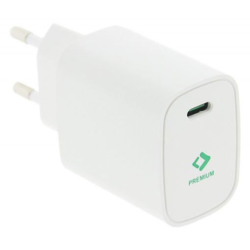 PATONA Premium PD20W Adapter 5V/3A 9V/2.22A 12V/1.67A USB-C PD3.0 QC3.0 fehér (2592)