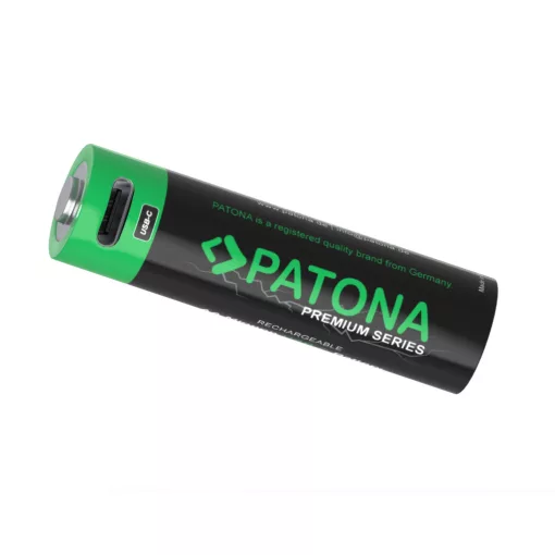 PATONA Premium USB-C 4x AA Micro Akku Li 3000mWh - Y kábellel (1410Y)