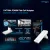   PATONA Premium GaN PD65W Lapos Adapter 2xUSB-C PD3.0 QC3.0 (2596) - Fekete
