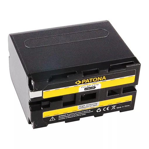 PATONA NP-F970 Battery 6600 mAh - 1074 (Sony NP-F970 NP-F960)