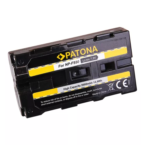 PATONA NP-F550 Battery - 1052 (Sony NP-F550 F330 F530 F750 F930 F920 F550 CCD-SC)
