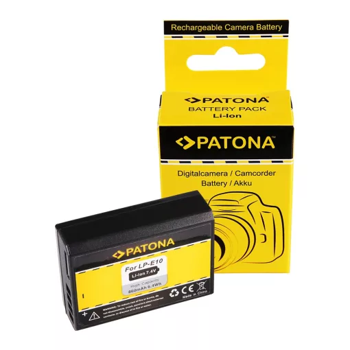 PATONA Battery for Canon LP-E10 LPE10 (EOS1100D EOS 1100D) - 1089