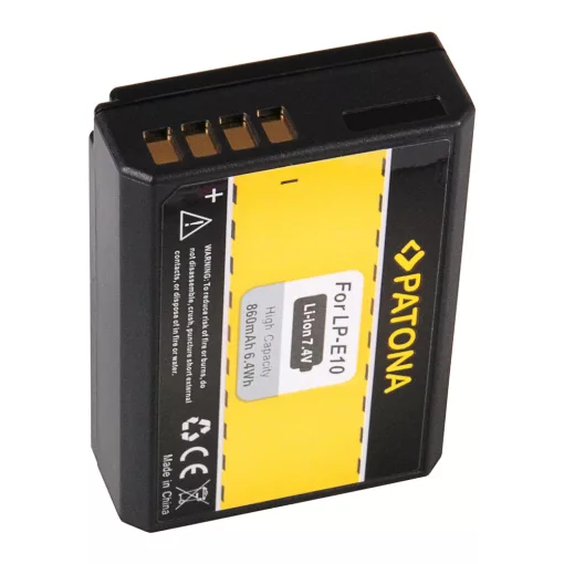 PATONA Battery for Canon LP-E10 LPE10 (EOS1100D EOS 1100D) - 1089