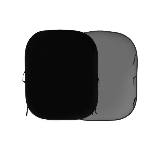 Lastolite Plain Coll 1.5x1.8m Blk/MGrey (LL LB56GB)