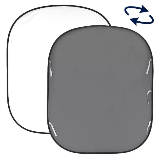 Lastolite Plain Coll 1.8x2.15m Whit/MGrey (LL LB67GW)