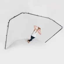 Manfrotto Panoramic Background Set 4m white (LL LB7623)