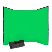 Manfrotto Chroma Key FX 4x2.9m Background kit green (MLBG4301KG)