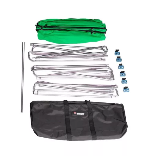 Manfrotto Chroma Key FX 4x2.9m Background kit green (MLBG4301KG)