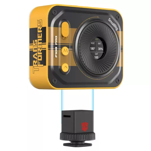 Smallrig 5511 Vibe P108 Pro Mini LED Video Light “Bumblebee Edition” - Transformers