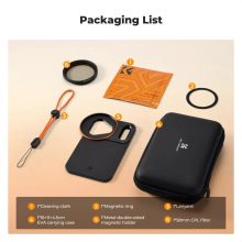 K&F Concept MagSafe szűrőtartó adapter 58 mm CPL szűrővel, iPhone 17 Pro Max (KF-15-0021)