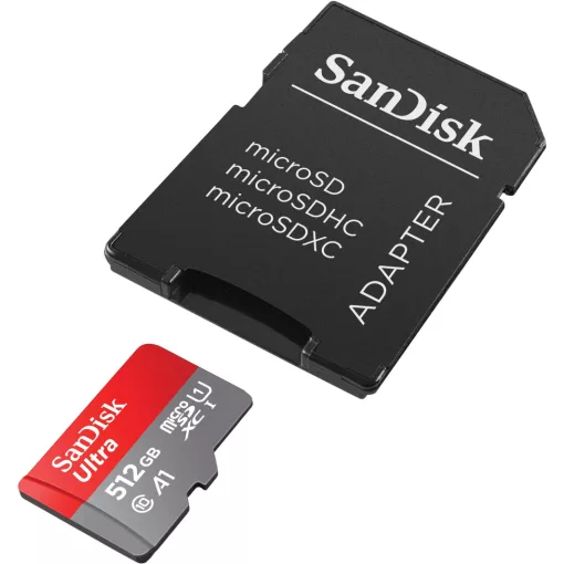 SanDisk  microSDXC™ Mobile Ultra™ memóriakártya, + adapter, (150MB/s) class 10, A1 + Android APP (215424)