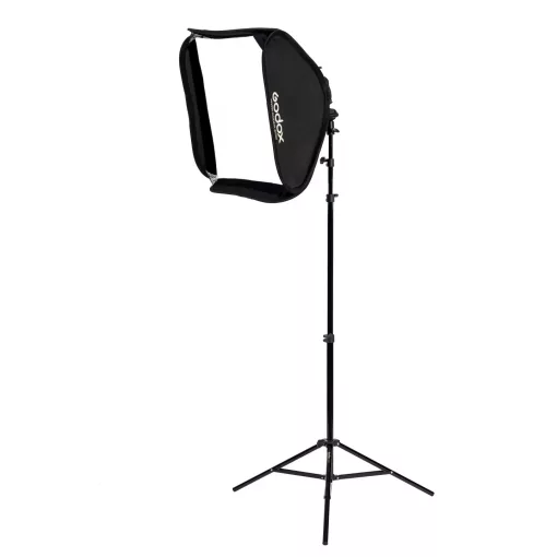 Godox Softbox set for speedlites (60x60cm softbox - S2 holder - 1,8m stand)