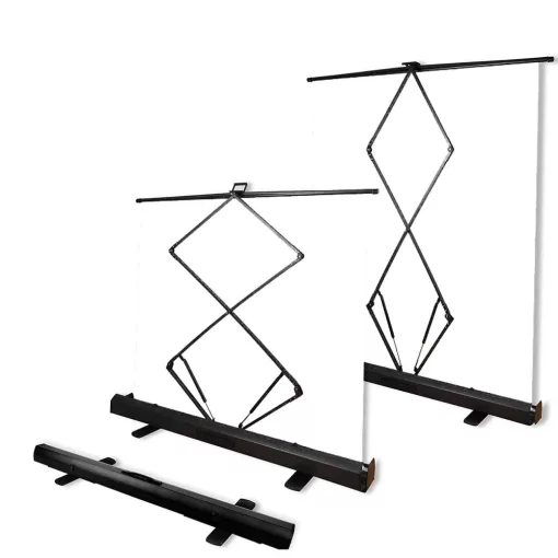 Mikrosat Pull-Up Black Background 145x200cm (BD2008)
