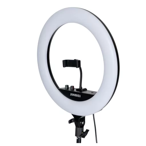 Jinbei EFR-36 Selfie Ring LED Light with L-180 Stand KIT