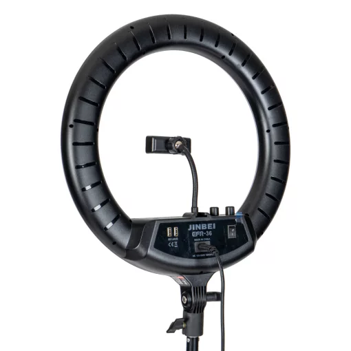 Jinbei EFR-36 Selfie Ring LED Light with L-180 Stand KIT