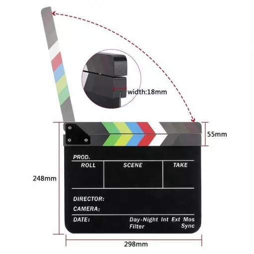 Mikrosat ICB-02 Acrylic Film Clapboard