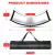 Mikrosat RE221 2in1 Curved Reflector 167x61cm (Silver/Black)