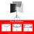 Mikrosat RE221 2in1 Curved Reflector 167x61cm (Silver/Black)