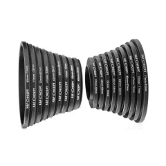  K&F Concept 18 db-os menetátalakító gyűrű szett (Step-Up és Down) 37-82mm (KF-0629)