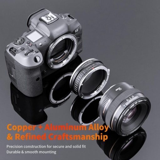K&F Concept Canon EF bajonett adapter Canon EOS R vázakra (KF-06-383)