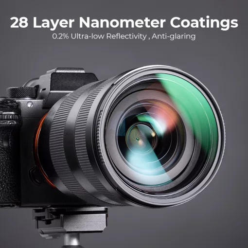 K&F Concept NANO-X series, B270, HD, MCUV szűrő, vízlepergető, karcálló, 67mm (KF-01-968)