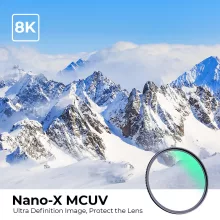 K&F Concept NANO-X series, B270, HD, MCUV szűrő, vízlepergető, karcálló, 43mm (KF-01-981)