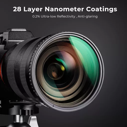 K&F Concept NANO-X, VARIO ND 2-32 szűrő, W/O Black cross, vízlep., karcálló, +3db törlőkendő, 77mm (KF-01-1804V1)