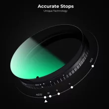 K&F Concept NANO-X, VARIO ND 2-32 szűrő, W/O Black cross, vízlep., karcálló, +3db törlőkendő, 77mm (KF-01-1804V1)