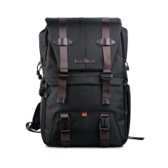   K&F Concept Beta Backpack 20 literes, fotós hátizsák, fekete barna színben (KF-13-092)