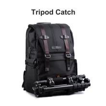 K&F Concept Beta Backpack 20 literes, fotós hátizsák, fekete barna színben (KF-13-092)