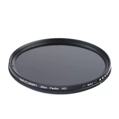   K&F Concept Slim vario ND 2-400 változtatható szürkeszűrő, 52 mm (KF01.1107)