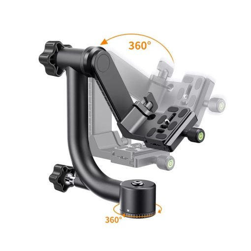 K&F Concept gimbal állványfej, arca swiss, magnézium-alumínium (KF-31-033)