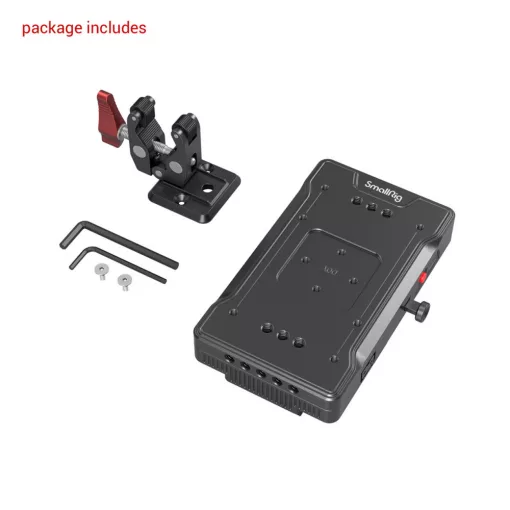 SmallRig 3202 V Mount Batterij Adapter Plaat met Krab-Vormige Klem