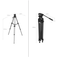 Smallrig 3751 Heavy Duty Fluid Head Statief AD 01
