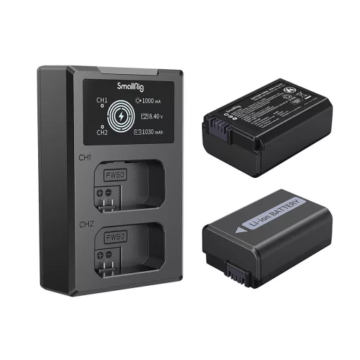 SmallRig 3818 NP-FW50 Camera Battery and Charger Kit
