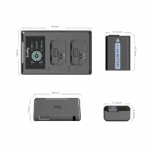 SmallRig 3818 NP-FW50 Camera Battery and Charger Kit
