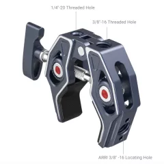   SmallRig 3755 super clamp satu 1/4" és 3/8" csatlakozásokkal