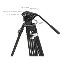 Smallrig 4163 FreeBlazer Heavy Duty Aluminum Alloy Tripod Kit AD 80 